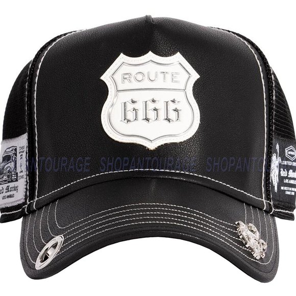 Red Monkey Route 666 New Limited Edition Unisex Trucker Hat Cap RM1464 | 2 Color - Picture 2 of 16